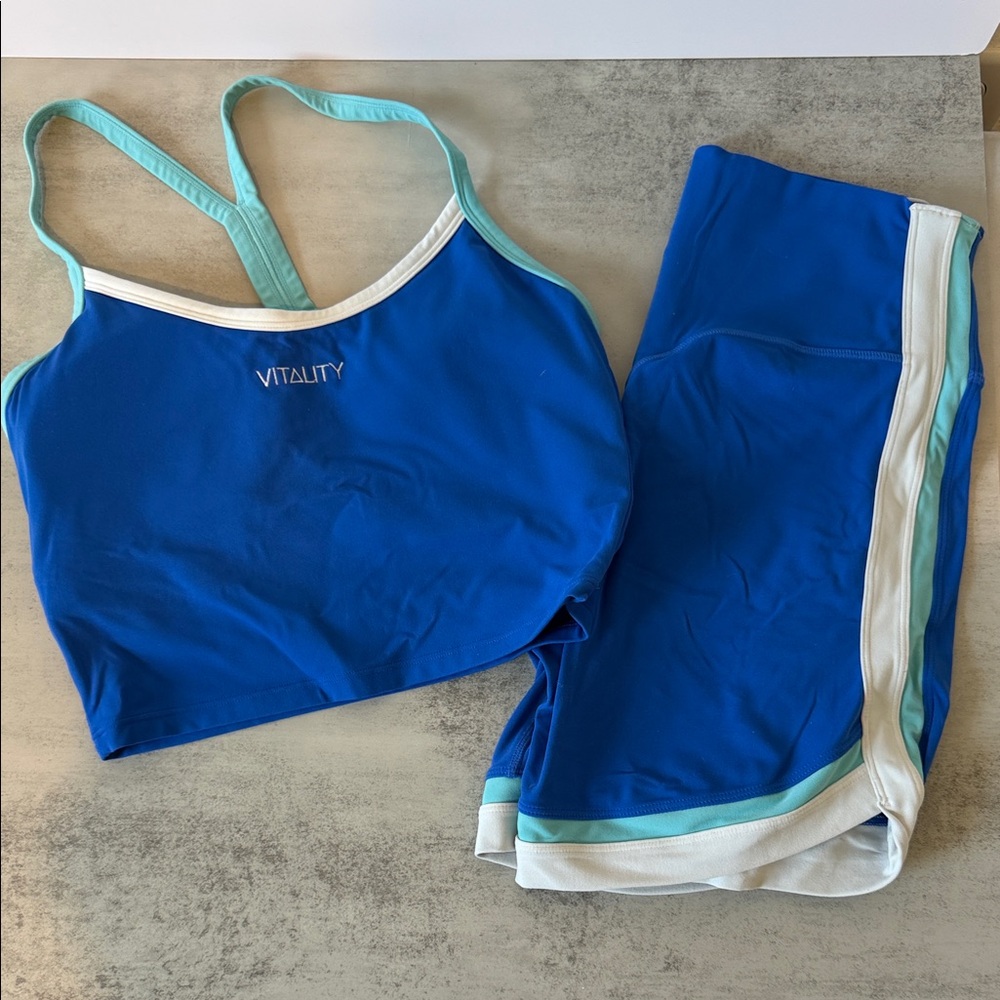 Vitality Blue Women's Activewear Set